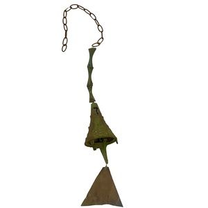 Mid Century Paolo Soleri Bronze Bell Wind Chime